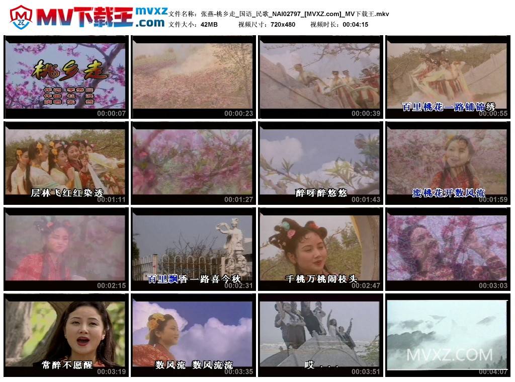 张燕-桃乡走_国语_民歌_NAI02797